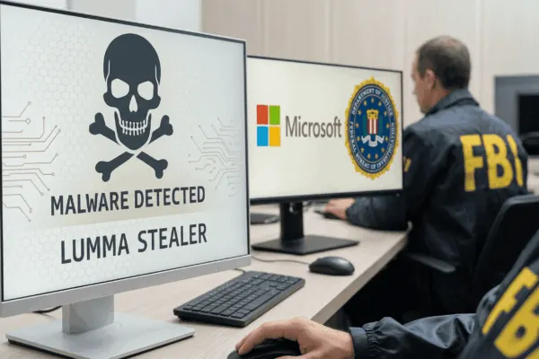 Microsoft contro il cybercrimine: smantellata l’infrastruttura del malware Lumma Stealer con il supporto dell’FBI e della giustizia federale USA