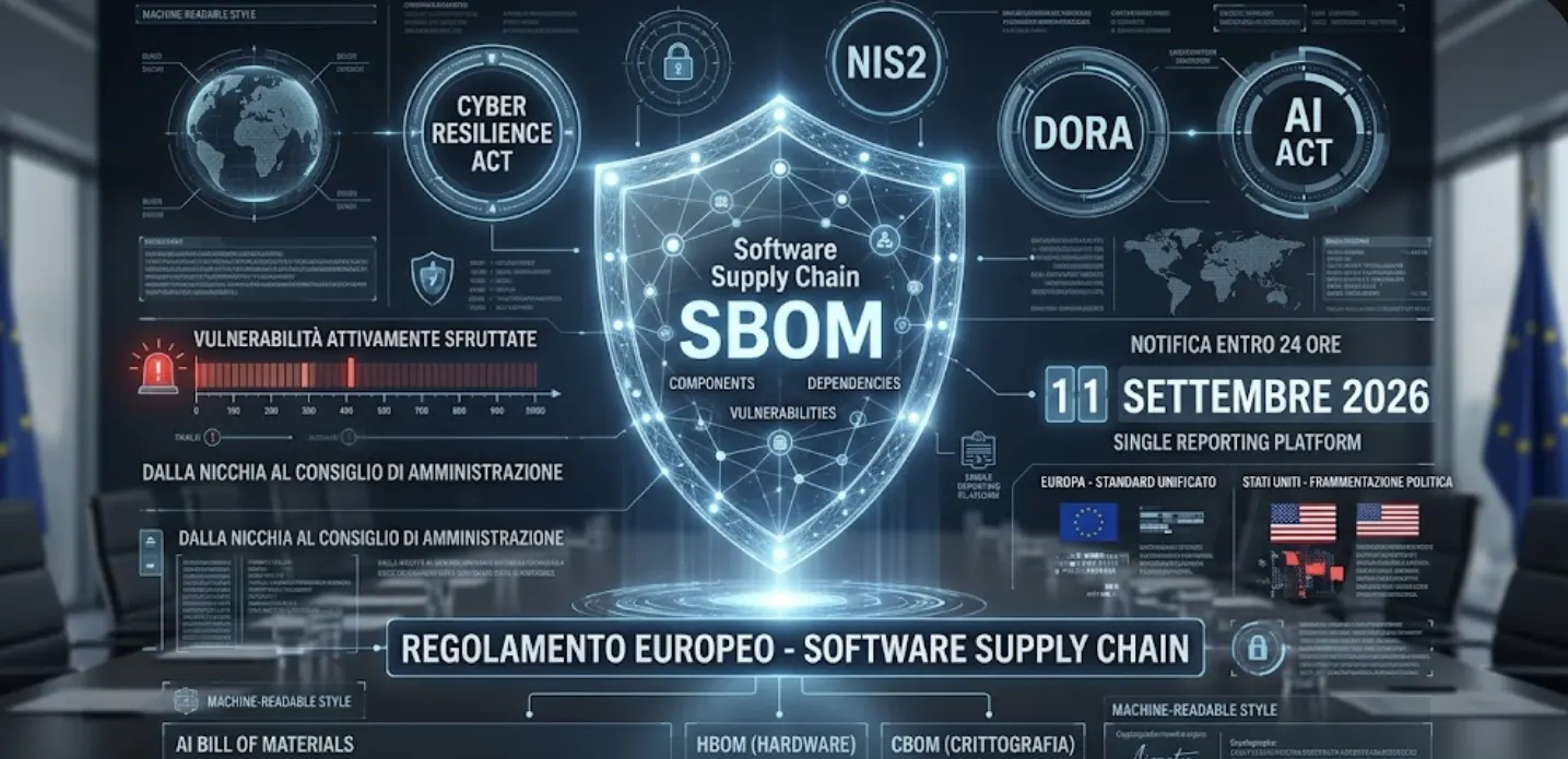 Defence Tech SBOM, Cyber Resilience Act e Sovranità Europea: Cosa Cambia dall’11 Settembre 2026