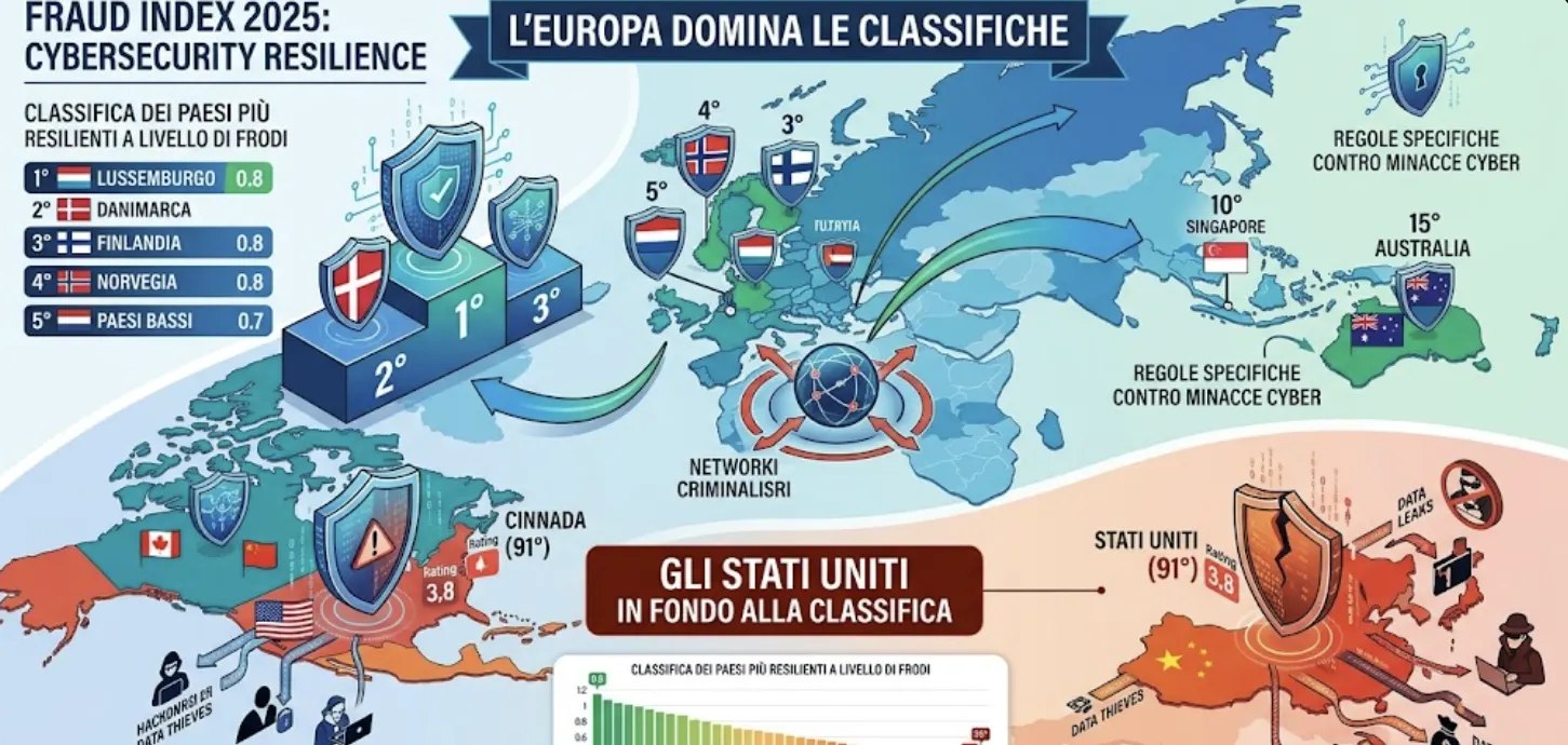 I Paesi Più Resilienti Contro le Frodi: La Classifica Cyber 2025