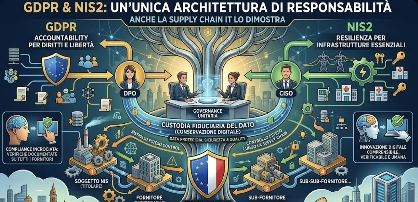 Diritto&Bit GDPR e NIS2: un’unica architettura di responsabilità per la sicurezza digitale