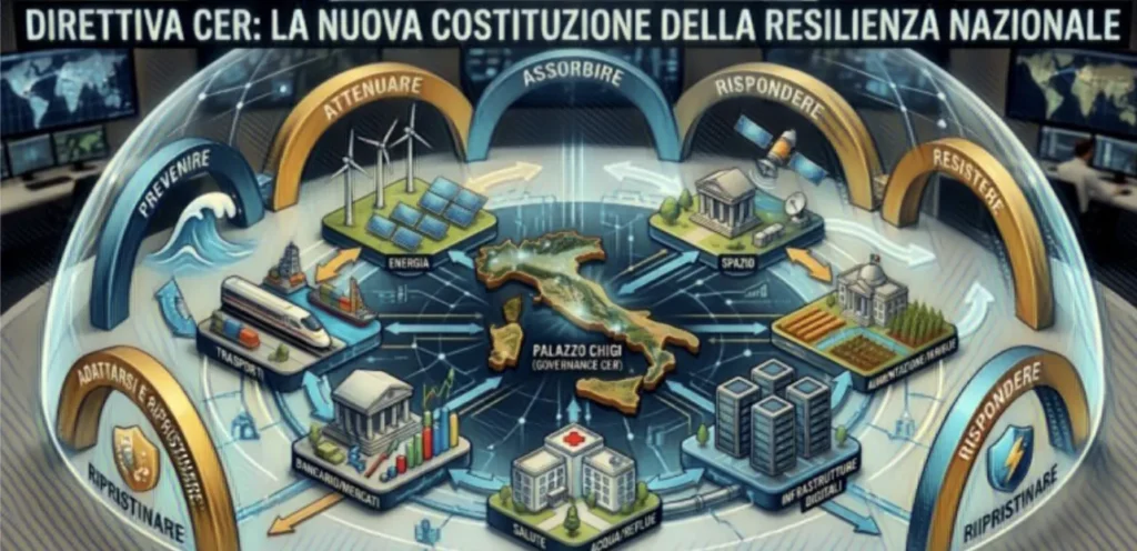 Direttiva CER e resilienza dei soggetti critici nei servizi essenziali